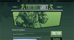 Desktop Screenshot of crocodilegames.com