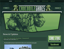 Tablet Screenshot of crocodilegames.com
